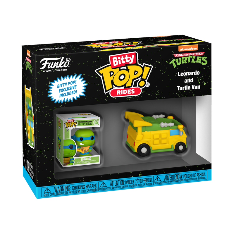 BITTY POP! RIDES LEONARDO AND TURTLE VAN | THE MIGHTY HOBBY LLC