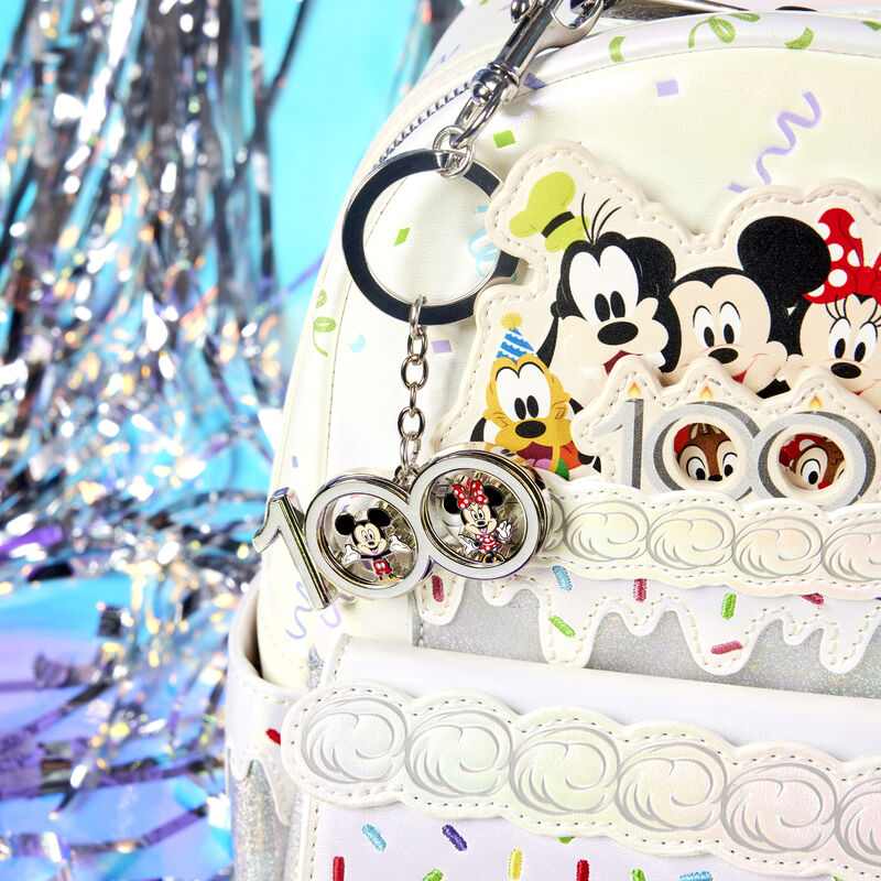 Loungefly Disney 100th Anniversary Keychain