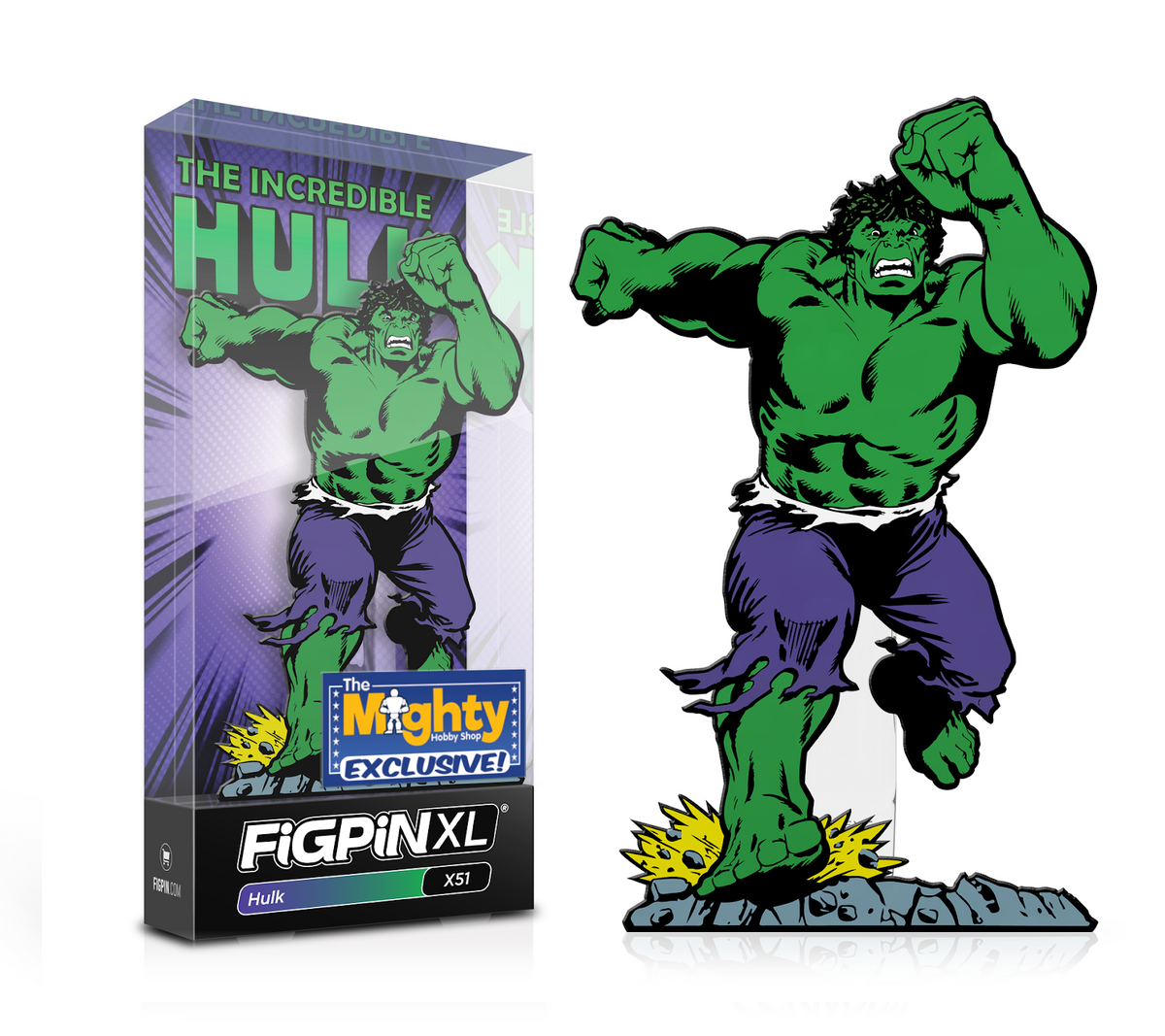 FiGPiN XL: Hulk X51 (The Mighty Hobby Shop Exclusive) | THE MIGHTY ...