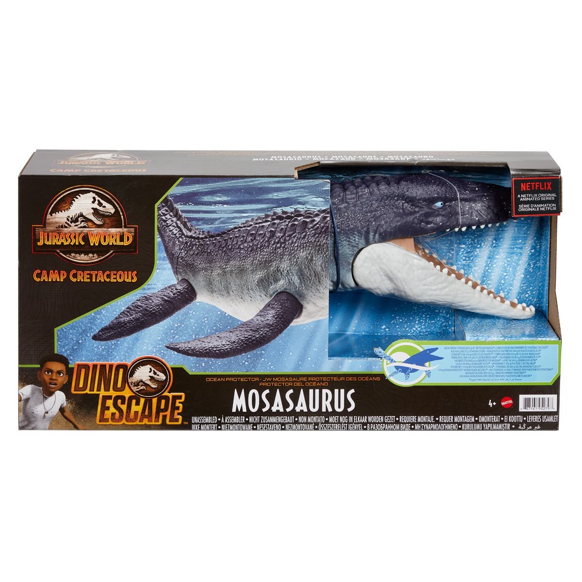 Jurassic World - Figurine Mosasaure Protecteur des Océans