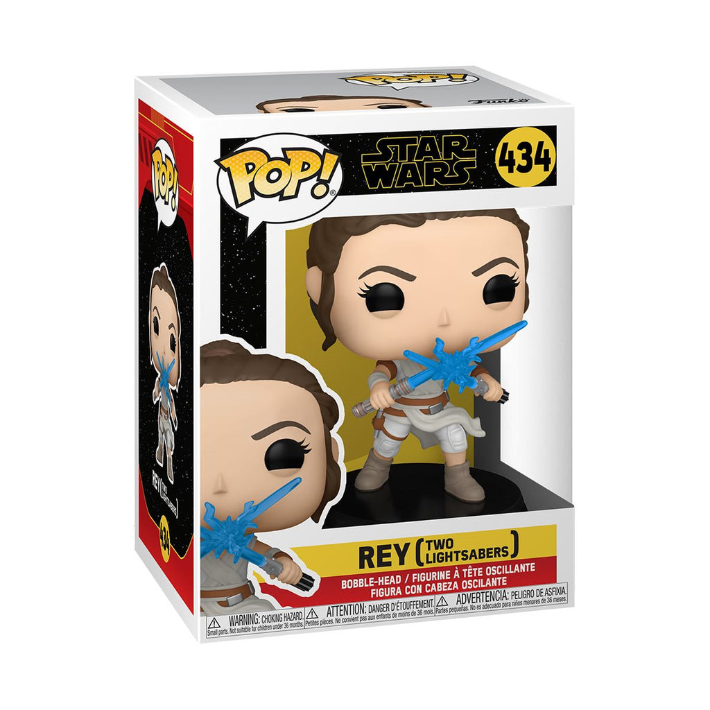 POP! Star Wars: The Rise of Skywalker - Rey with 2 Light Sabers - THE MIGHTY HOBBY SHOP