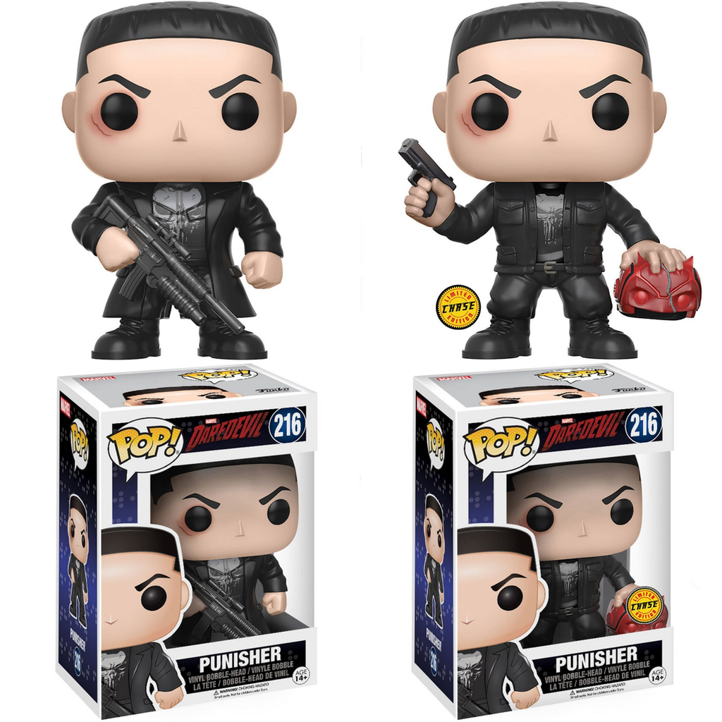 (DECEMBER 2022 PREORDER) POP! Marvel: Daredevil Punisher #216 (Chase Bundle) - THE MIGHTY HOBBY SHOP