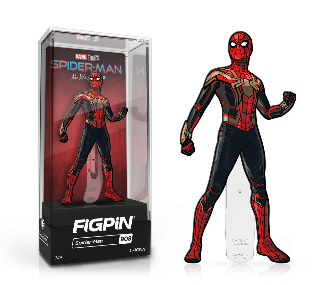 FiGPiN - Spider-Man: No Way Home - Spider-Man (908) - THE MIGHTY HOBBY SHOP